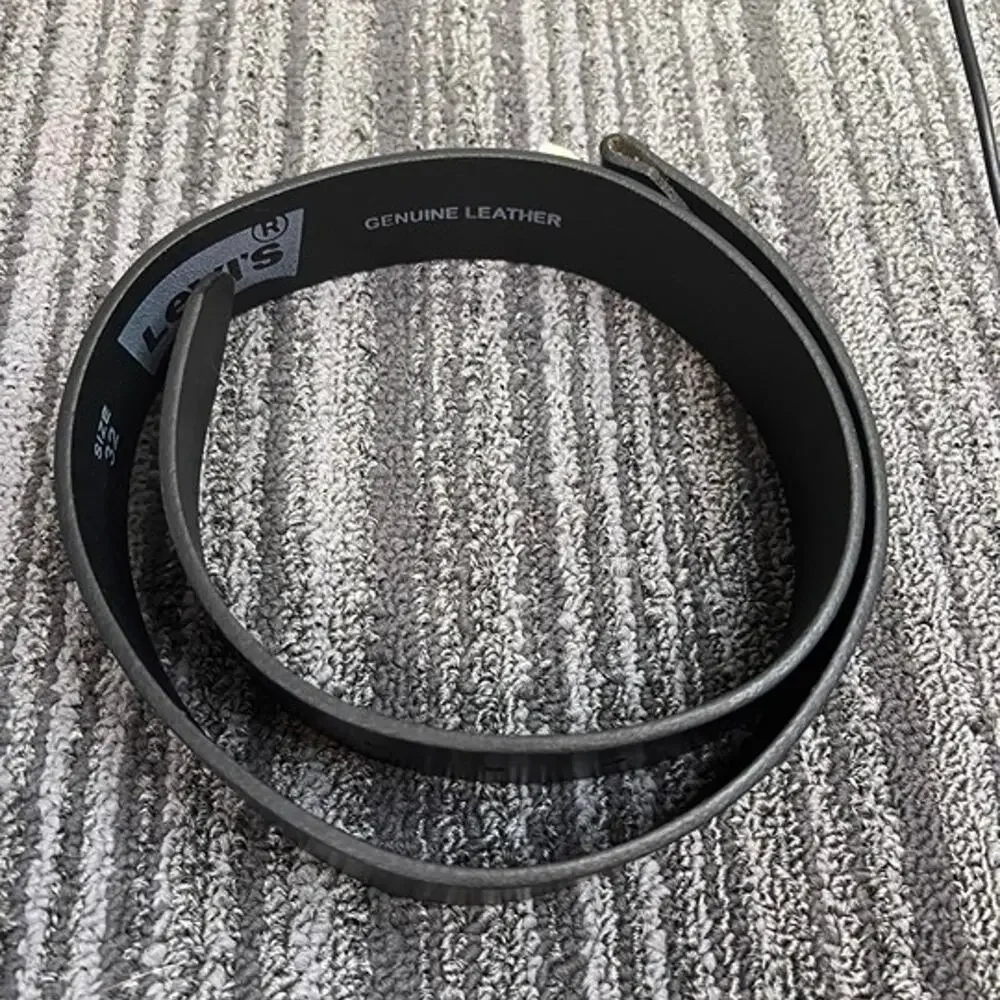 Levi’s Men’s Genuine Leather Belt Strap | Black | Size 32 | Style 11LV02P6